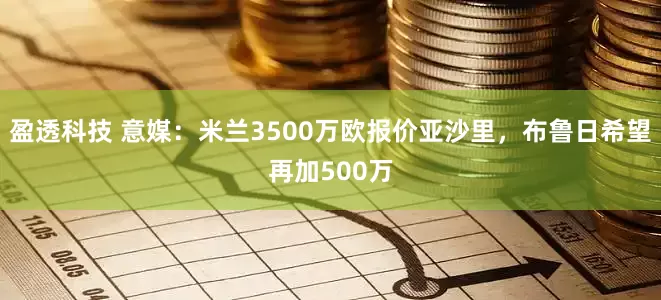 盈透科技 意媒：米兰3500万欧报价亚沙里，布鲁日希望再加500万
