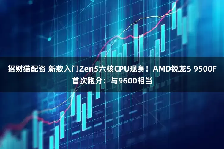 招财猫配资 新款入门Zen5六核CPU现身！AMD锐龙5 9500F首次跑分：与9600相当