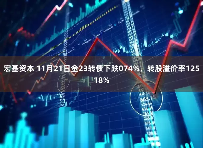 宏基资本 11月21日金23转债下跌074%，转股溢价率12518%